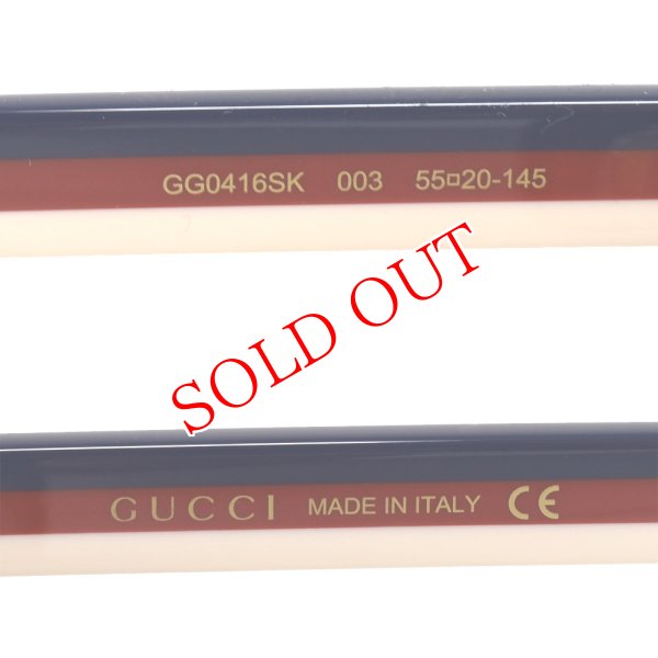画像4: GUCCI グッチ GG0416SK-003 サングラス アジアンフィット メンズ レディース ユニセックス (4)