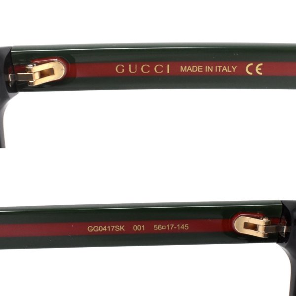 画像4: GUCCI グッチ GG0417SK-001 サングラス アジアンフィット UVカット レディース (4)
