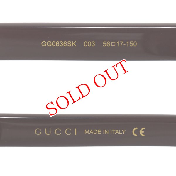 画像4: GUCCI グッチ GG0636SK-003 サングラス アジアンフィット メンズ レディース ユニセックス (4)