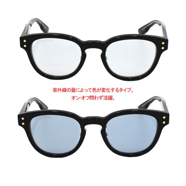 画像2: GUCCI グッチ GG1470SJ-001 サングラス アジアンフィット 調光レンズ メンズ レディース ユニセックス (2)