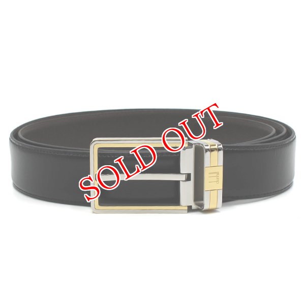 画像1: DUNHILL ダンヒル HPM230A42 ベルト BELT バックル リバーシブル ビジネス カジュアル メンズ (1)