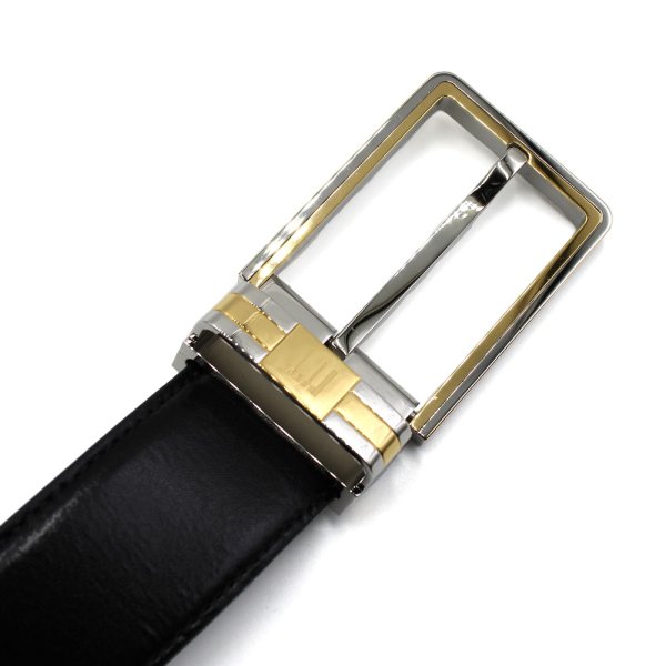 画像3: DUNHILL ダンヒル HPM230A42 ベルト BELT バックル リバーシブル ビジネス カジュアル メンズ (3)