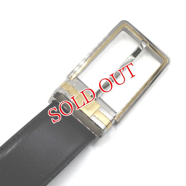 画像3: DUNHILL ダンヒル HPM230A42 ベルト BELT バックル リバーシブル ビジネス カジュアル メンズ (3)