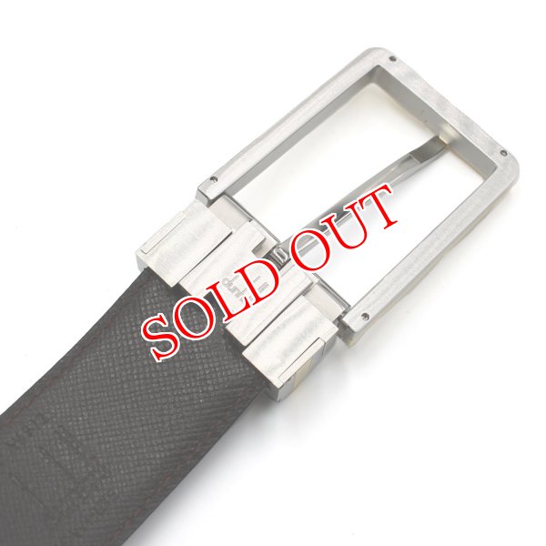 画像4: DUNHILL ダンヒル HPM230A42 ベルト BELT バックル リバーシブル ビジネス カジュアル メンズ (4)
