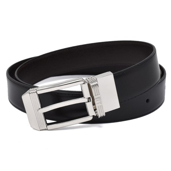 画像1: DUNHILL ダンヒル HPN160A42 ベルト BELT 回転式リバーシブルベルト ビジネス カジュアル メンズ (1)