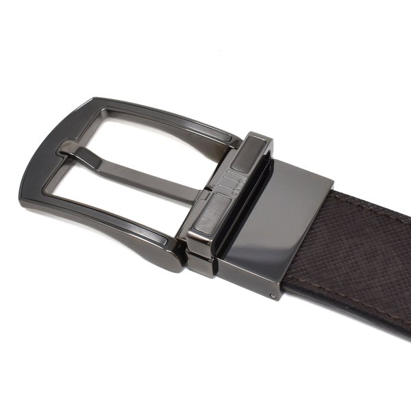 画像2: DUNHILL ダンヒル HPN180B42 ベルト BELT ツイストウィンザーブラウン ビジネス カジュアル メンズ (2)