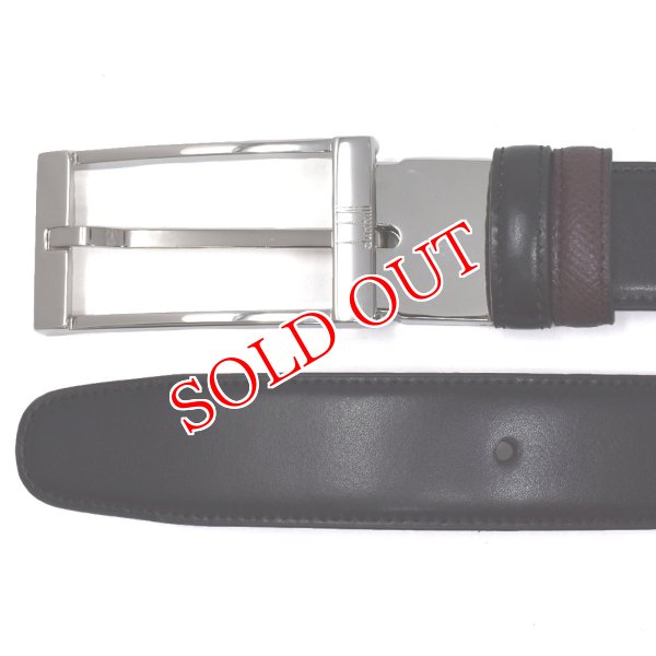 画像2: DUNHILL ダンヒル HPP265A42 ベルト BELT リバーシブルベルト ビジネス カジュアル メンズ (2)