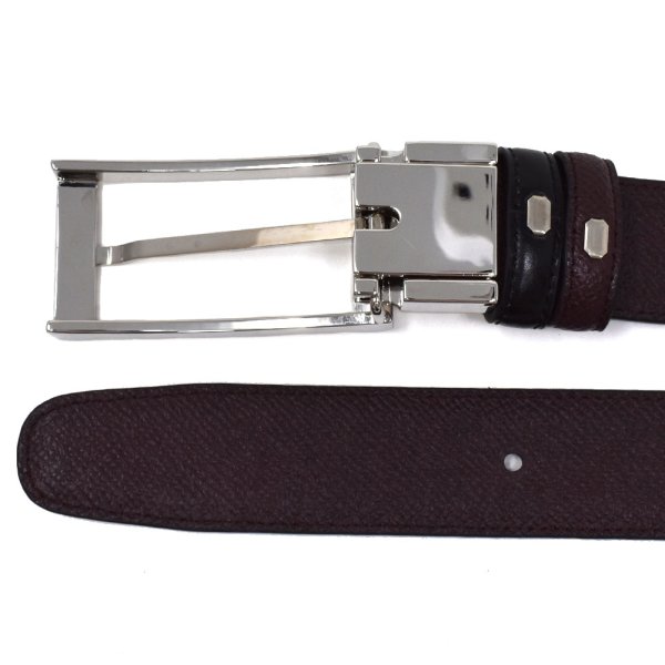 画像3: DUNHILL ダンヒル HPP265A42 ベルト BELT リバーシブルベルト ビジネス カジュアル メンズ (3)