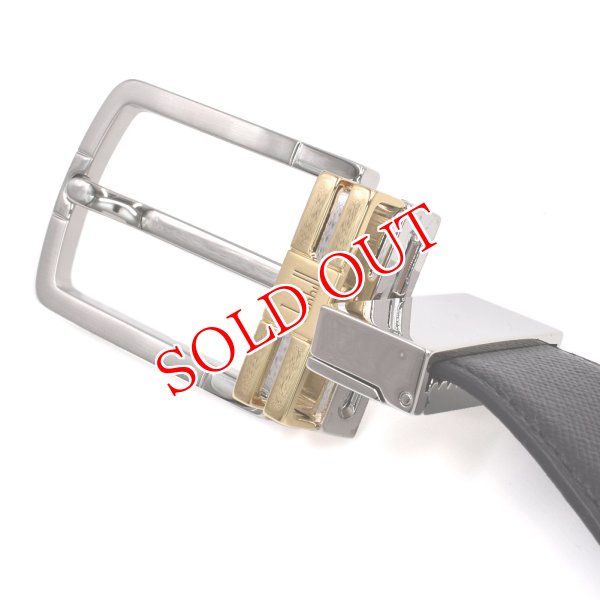 画像3: DUNHILL ダンヒル HPR200A42 ベルト BELT 回転式リバーシブル バックル ビジネス カジュアル メンズ (3)