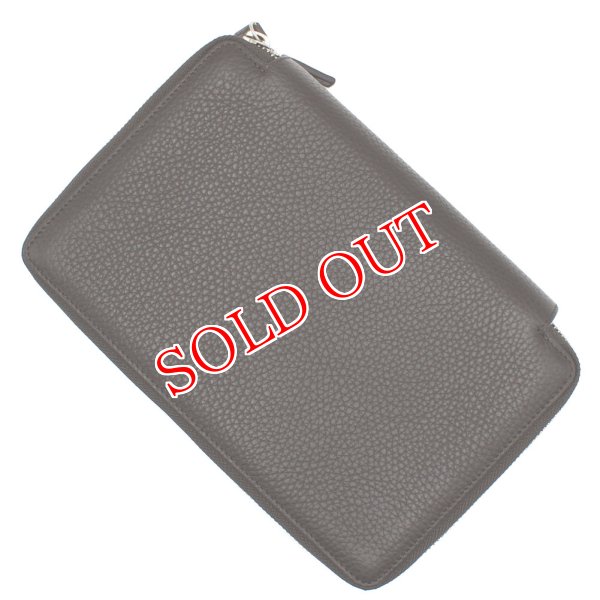 画像2: DUNHILL ダンヒル L2K545B ADV8 BROWN ORGANISER トラベルコンパニオン オーガナイザー トラベルケース ダブルジップ 財布 メンズ (2)