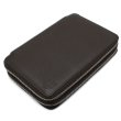 画像3: DUNHILL ダンヒル L2K545B ADV8 BROWN ORGANISER トラベルコンパニオン オーガナイザー トラベルケース ダブルジップ 財布 メンズ (3)