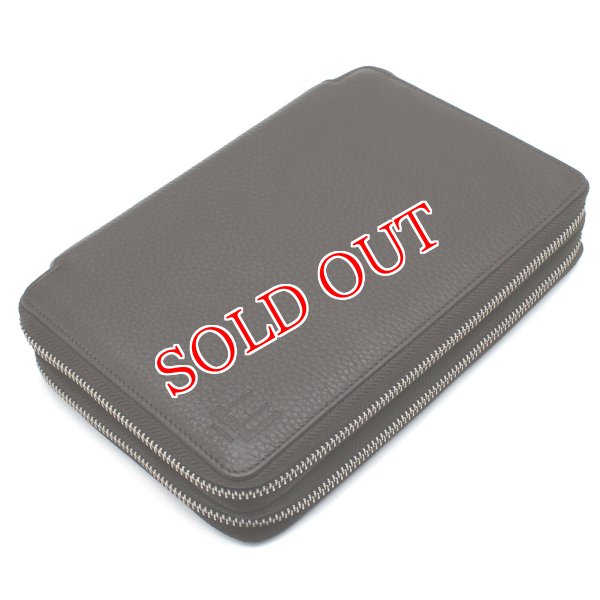 画像3: DUNHILL ダンヒル L2K545B ADV8 BROWN ORGANISER トラベルコンパニオン オーガナイザー トラベルケース ダブルジップ 財布 メンズ (3)