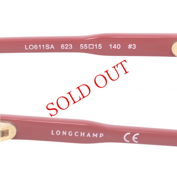 画像4: LONGCHAMP ロンシャン LO611SA-623 サングラス アジアンフィット UVカット レディース (4)