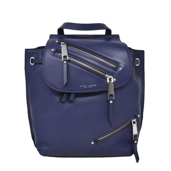 画像1: MARC JACOBS マークジェイコブス リュック M0010061 415 MIDNIGHT BLUE バックパック バッグ レディース (1)