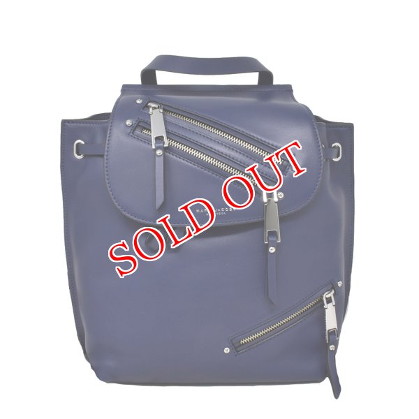 画像1: MARC JACOBS マークジェイコブス リュック M0010061 415 MIDNIGHT BLUE バックパック バッグ レディース (1)