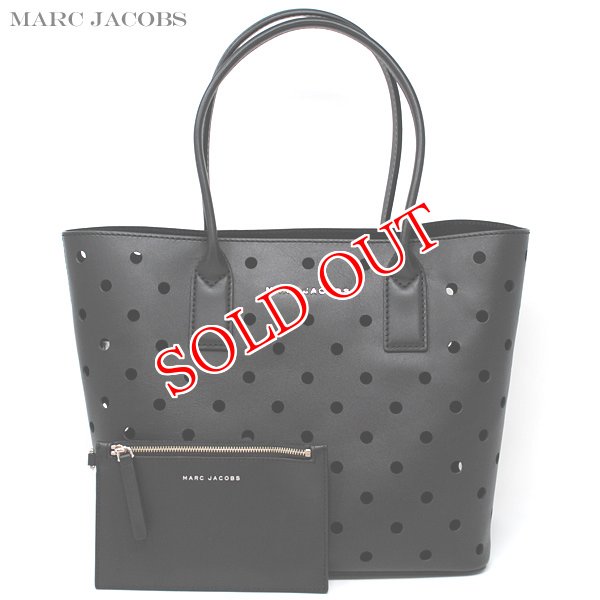 画像1: MARC JACOBS マークジェイコブス M0012392 001 BLACK トートバッグ ポーチ付き レディース (1)