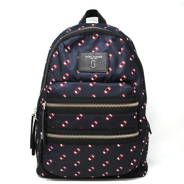 画像1: MARC JACOBS マークジェイコブス M0012636 411 リュックサック バックパック NAVY MULTI レディース (1)