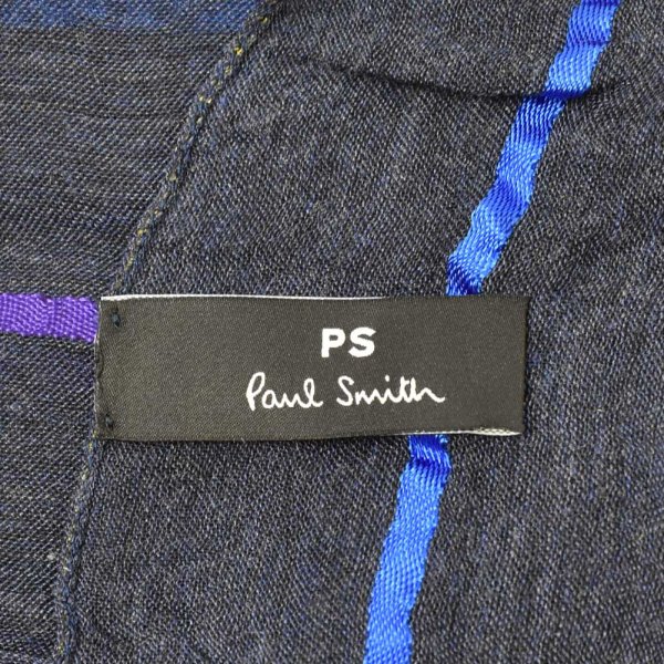 画像2: PAUL SMITH ポールスミス M2A 668E AS63 47 BRIGHT STRP スカーフ ストライプ メンズ (2)