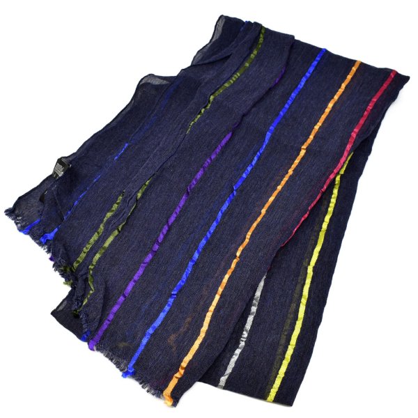 画像4: PAUL SMITH ポールスミス M2A 668E AS63 47 BRIGHT STRP スカーフ ストライプ メンズ (4)