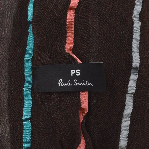 画像2: PAUL SMITH ポールスミス M2A 668E AS63 66 BRIGHT STRP スカーフ ストライプ メンズ (2)