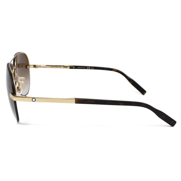 画像3: MONTBLANC モンブラン MB0018S-002 サングラス アジアンフィット メンズ レディース ユニセックス (3)