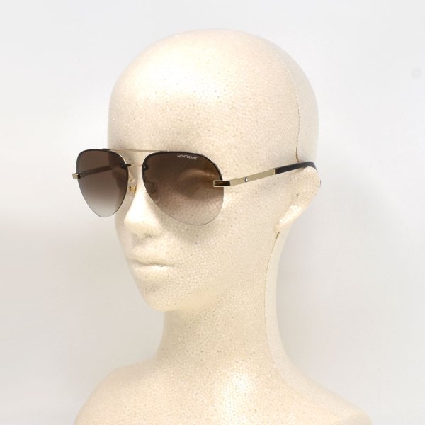 画像5: MONTBLANC モンブラン MB0018S-002 サングラス アジアンフィット メンズ レディース ユニセックス (5)