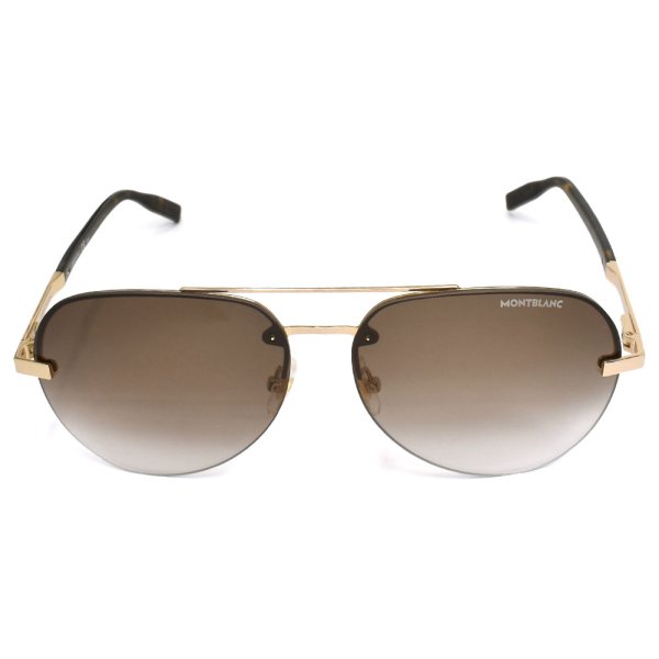 画像2: MONTBLANC モンブラン MB0018S-006 サングラス アジアンフィット メンズ レディース ユニセックス (2)