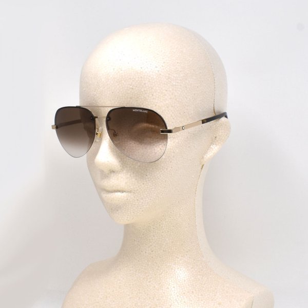 画像5: MONTBLANC モンブラン MB0018S-006 サングラス アジアンフィット メンズ レディース ユニセックス (5)