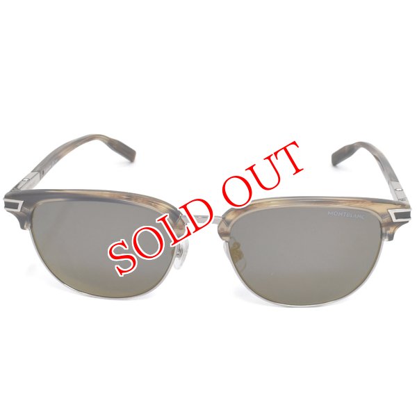 画像2: MONTBLANC モンブラン MB0040S-008 56 サングラス スマート UVカット メンズ (2)