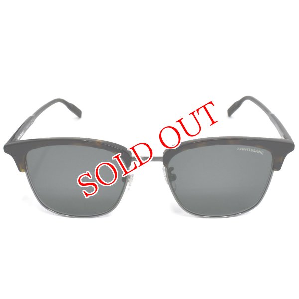 画像2: MONTBLANC モンブラン MB0136SK-004 サングラス アジアンフィット メンズ レディース ユニセックス (2)