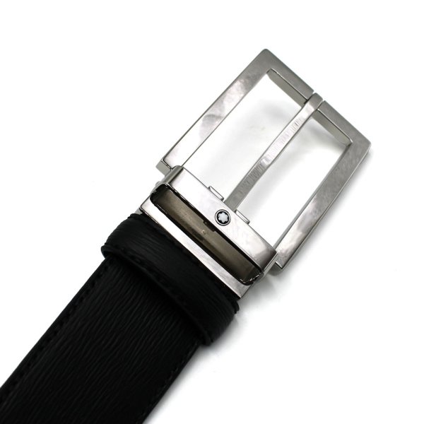 画像3: MONTBLANC モンブラン MB114435 BELT ベルト レクタンギュラー メンズ (3)