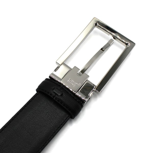 画像4: MONTBLANC モンブラン MB114435 BELT ベルト レクタンギュラー メンズ (4)
