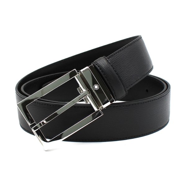 画像5: MONTBLANC モンブラン MB114435 BELT ベルト レクタンギュラー メンズ (5)