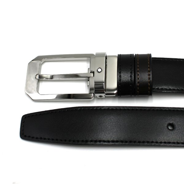 画像2: MONTBLANC モンブラン MB116579 BELT ベルト リバーシブル メンズ (2)
