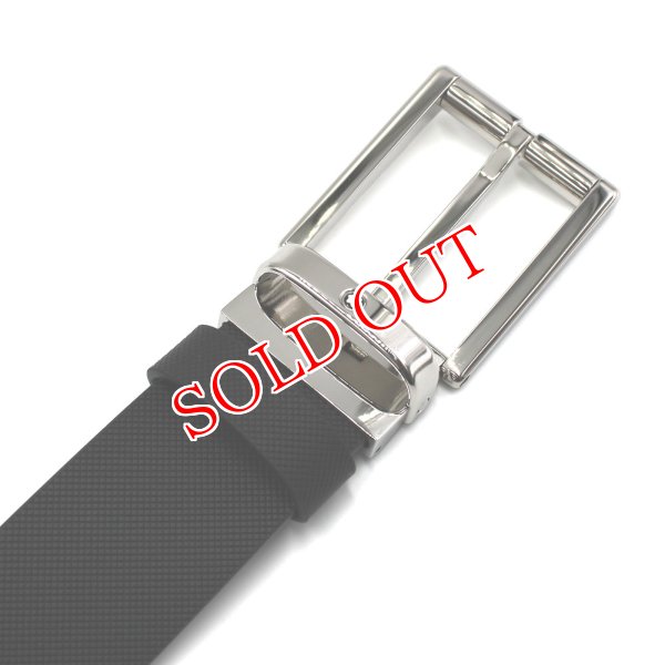画像3: MONTBLANC モンブラン MB126028 BELT ベルト ローラーディテール付きレクタンギュラー メンズ (3)