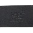 画像7: MONTBLANC モンブラン MB126028 BELT ベルト ローラーディテール付きレクタンギュラー メンズ (7)