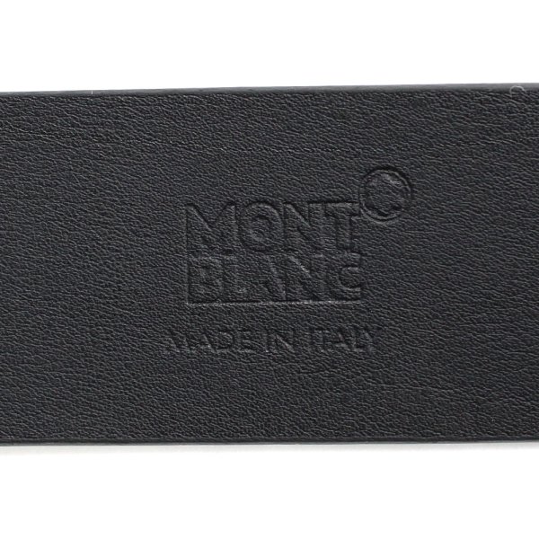 画像7: MONTBLANC モンブラン MB126028 BELT ベルト ローラーディテール付きレクタンギュラー メンズ (7)