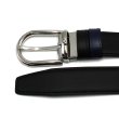 画像2: MONTBLANC モンブラン MB128756 BELT ベルト リバーシブル ホースシューバックル メンズ (2)
