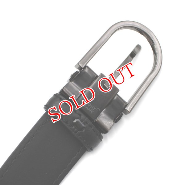 画像4: MONTBLANC モンブラン MB128770 BELT ベルト ホースシューバックル メンズ (4)