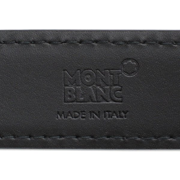 画像7: MONTBLANC モンブラン MB128770 BELT ベルト ホースシューバックル メンズ (7)