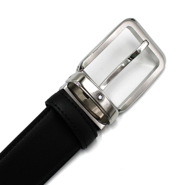画像3: MONTBLANC モンブラン MB129455 BELT ベルト レクタンギュラー メンズ (3)