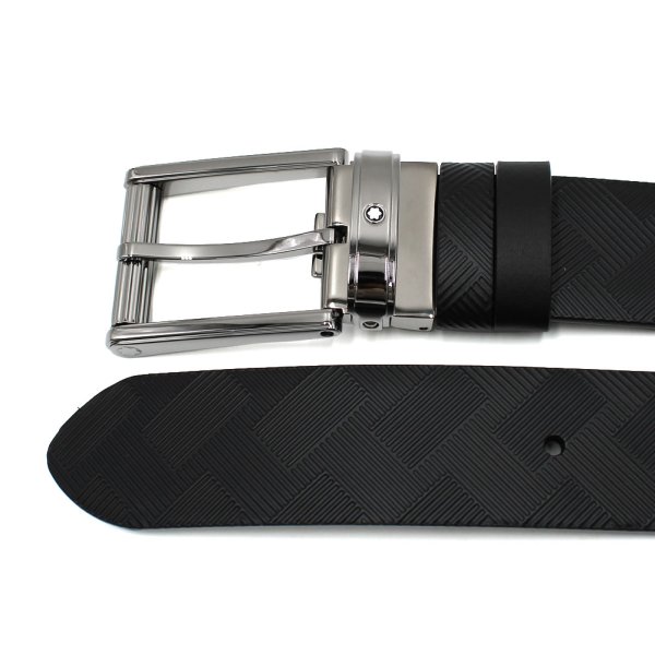 画像2: MONTBLANC モンブラン MB130586 BELT ベルト ロールレクタンギュラー メンズ (2)