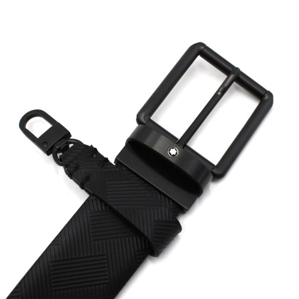 画像3: MONTBLANC モンブラン MB131183 BELT ベルト リバーシブル プリントレザー メンズ (3)