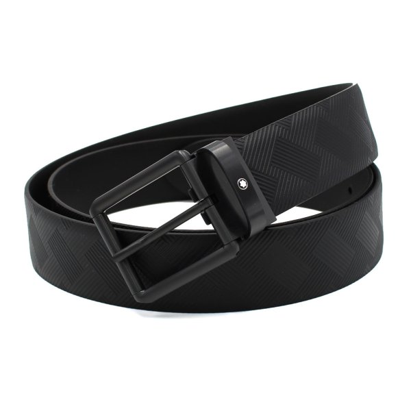 画像5: MONTBLANC モンブラン MB131183 BELT ベルト リバーシブル プリントレザー メンズ (5)