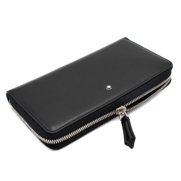 画像6: MONTBLANC モンブラン MB131251 ジップ ラウンド ロングウォレット 長財布 財布 WALLET メンズ レディース (6)