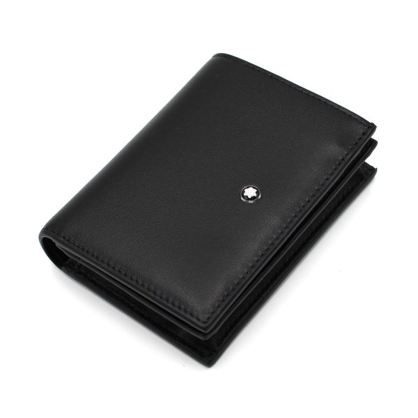 画像3: MONTBLANC モンブラン MB198007 ソフト ナノ コンチネンタル ウォレット 二つ折り財布 財布 WALLET メンズ レディース (3)
