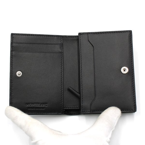 画像4: MONTBLANC モンブラン MB198007 ソフト ナノ コンチネンタル ウォレット 二つ折り財布 財布 WALLET メンズ レディース (4)