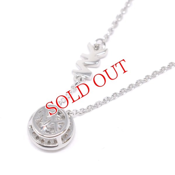 画像2: MICHAEL KORS マイケルコース MKC1208AN040 PAVE HALO NECKLACE ネックレス ネック レディース (2)