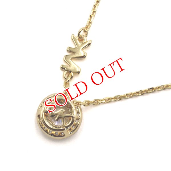 画像2: MICHAEL KORS マイケルコース MKC1208AN710 PAVE HALO NECKLACE ネックレス レディース (2)