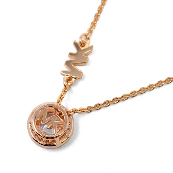 画像2: MICHAEL KORS マイケルコース MKC1208AN791 PAVE HALO NECKLACE ネックレス ネック レディース (2)